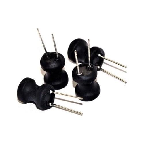 Unshielded Wirewound Inductor 0810 2.2uH 3.3uH 4.7uH 10uH 22uH 33uH 47uH 68uH 100uH 220UH Radial Leaded Power inductor 8x10mm