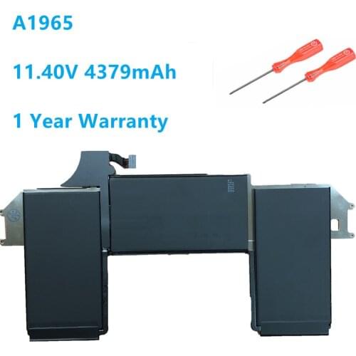 New 11.40V 4379mAh A1965 Laptop Battery For Apple MacBook Air 13" A1932 2018 2019 Years