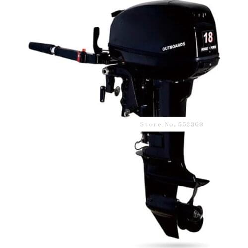 18 Horsepower Boat Outboard Engine Water Cooling System Outboard Motor 2 strok Gasoline Fuel Motor For Inflatable Boat