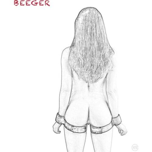 BEEGER Thigh and Wrist Cuff Restraint Strap System,Thigh Connects to a Wrist Bondage Restraint,Adult Sex Toys Hand cuffs