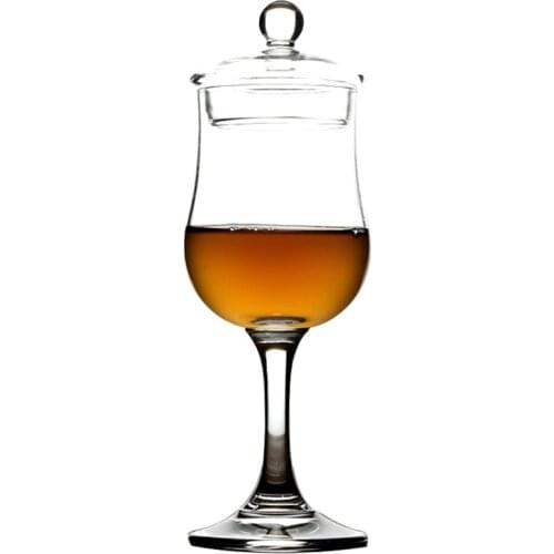 Tulips Shaped Lead Free Crystal Whisky Flavor Cup Professional Sommelier XO Brandy Rye Cognac Scottish Wine Tasting Glass Goblet