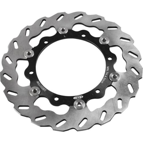 LUCKMART Pair Front Black Brake Disc Rotor Fit Yamaha XP T-MAX 500 XP T-MAX 500 08-12 YS Motorcycle Brake Disc