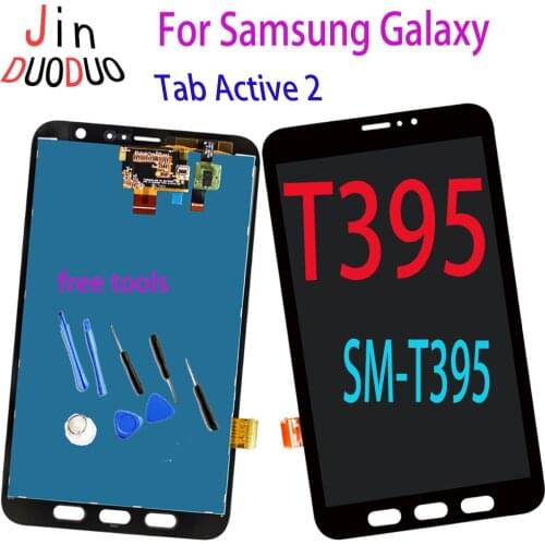 For Samsung Galaxy Tab Active 2 T395 SM-T395 LCD Screen Touch Display Digitizer Panel Assembly Replacement