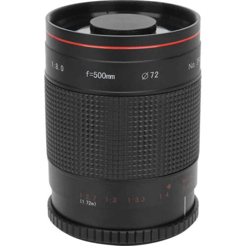 500mm F8 Telephoto Mirror Lens with Mount Adapter Ring for Sony NEX‑Mount Camera