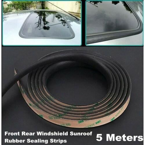 Universal Car Rubber Seal Strips Edge Sealing Strips Auto Roof Windshield Sealant Protector Seal Strip Soundproof Window Seals