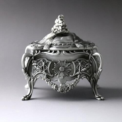 Vintage European Music Box Sky City Home Office Coffee Shop Jewelry storage Decoration Christmas Valentines Day Gift