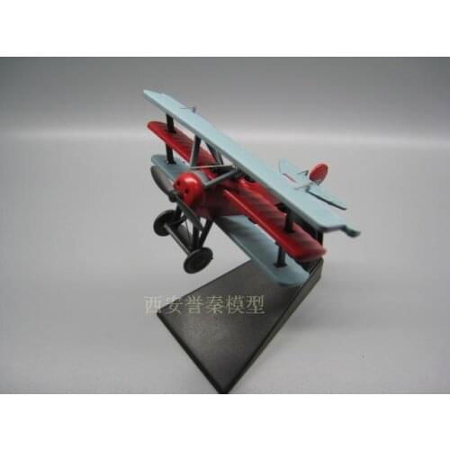 1/72 World War I Red Baron Tri-wing Fighter Alloy Aircraft Model