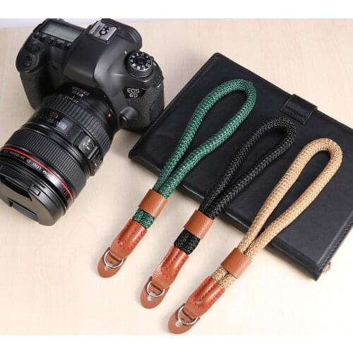 1Pcs 12 CM Hand Nylon Rope Camera Wrist Strap Wrist Band Lanyard For Leica Digital SLR Camera protection 2019 Hot Sale
