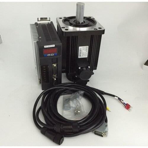 180mm 380V/400V 5.7KW 27NM 2000R/Min AC Servo Kits CNC Constant Torque with 2Year Warranty