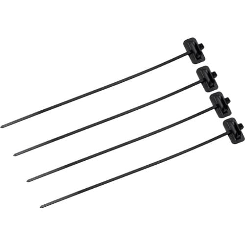 4 Pack Mountain Bike Bicycle Self Lock Cable Tie Brake Gear Cable Guide Clip