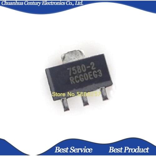 5 pcs/lot HT7580-2 7580-2 SOT89 Original and New In Stock