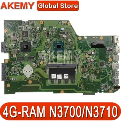 90NB0BR0-R01100 for ASUS X751SV X751SJ X751S Laptop Motherboard 4G/N3710 CPU GT940M