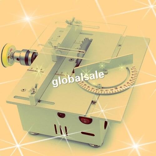 FREE SHIPPING Mini Table Saw Cutter Handmade Woodworking Grinding Polishing Bench Saw DIY Model Cutting Saw Machinery