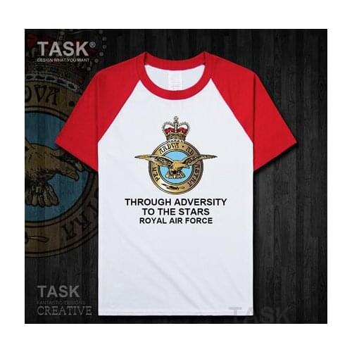 KIDS ROYAL Air Force PILOT cotton hiking short sleeve t-shirt boys girls military uniforms unisex special forces sports tshirts