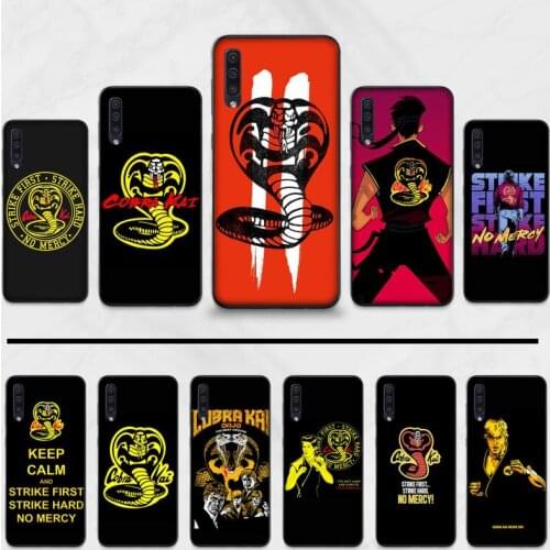 Cobra Kai Season 2 Phone Case For Samsung A20 A30 30s A40 A7 2018 J2 J7 prime J4 Plus S5 Note 9 10 Plus