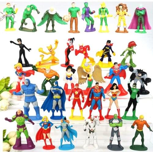 Darkseid Gwen Stacy Green Goblin Miniature Anime Figures Superhero Cartoon Figurines Collectible Dolls Kids Toys for Children