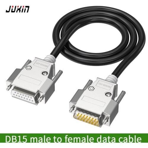 DB15 plug two-row 15-pin connector db15 parallel port plug DB15 data cable female to female to male to male