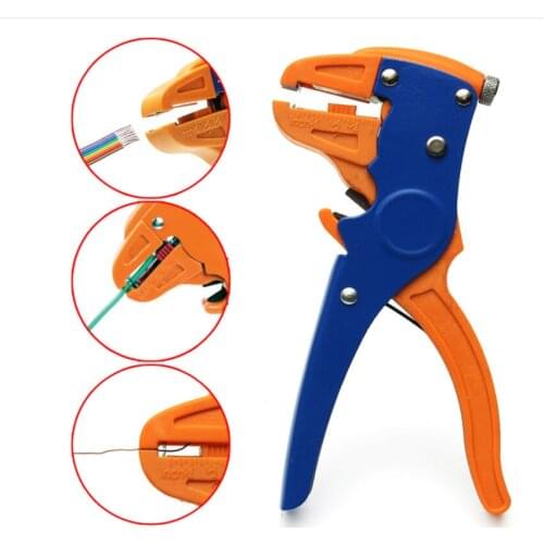 HS-700D 2 in 1 0.25~6mm Automatic Cable Wire Stripper Cutter Pliers Crimper Crimping Tool
