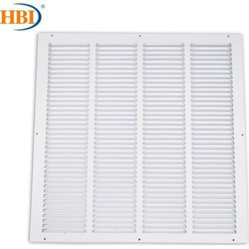 HBI 10PCS W20"xH20" Steel White Finished Return Air Grilles Ceiling Air Vent Ceiling Duct Cover Air Register Ventilation Grilles