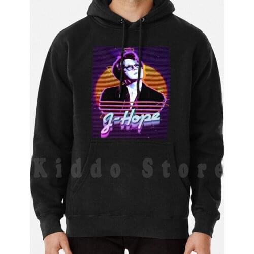 J - Hope Retro hoodie long sleeve Yoongi Retro Jin Worldwide Handsome Namjoon Galaxy Kpop Korea Jungkook