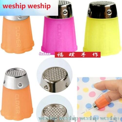 Clover Metal and rubber Thimble for applique quilting patchwork