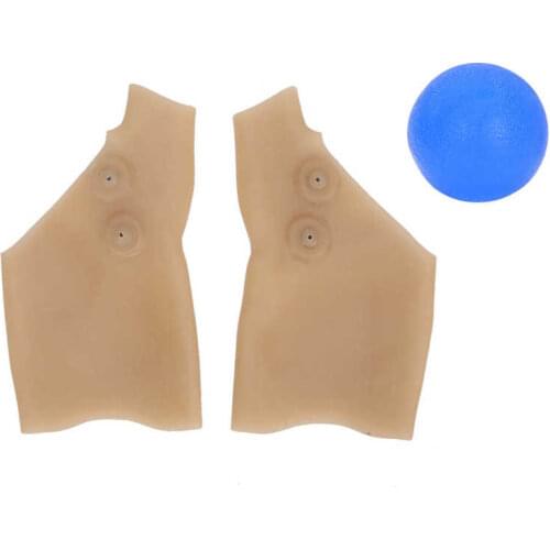 Magnetic Therapy Gloves Silicone Wrist Thumb Brace Pressure Relief Hand Massage Ball Wrist Support Arthritis Pressure Corrector