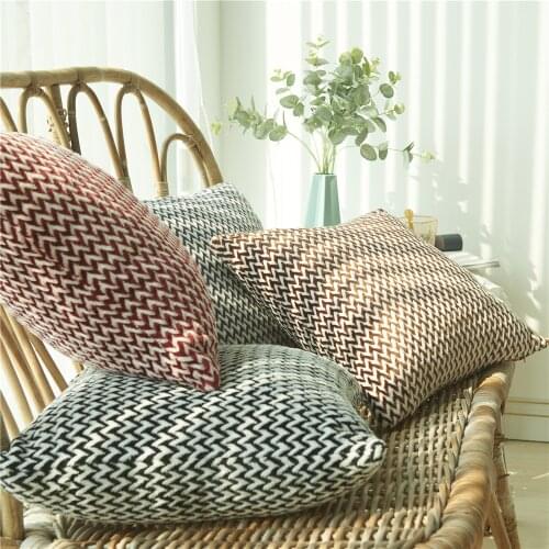 Soft Decorative Pillows Splicing Cushion Cover Home Decor Throw Pillow Cover Living Room Bedroom Sofa Nordic Fundas Para Cojines