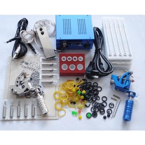 Kit tattoo complete machine makeup permanent machine 2 top tattoo gun TK027