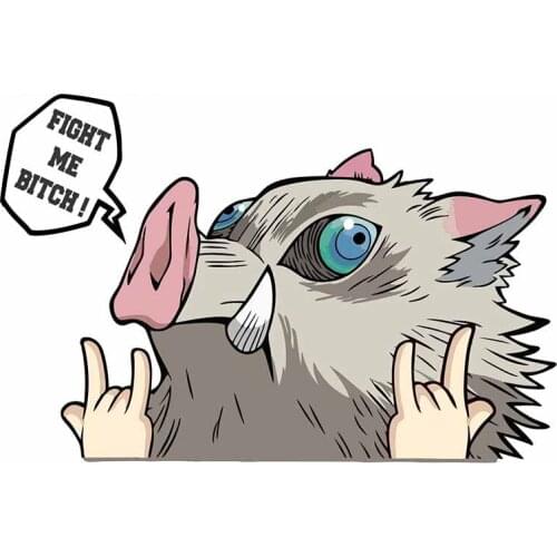 NOSUKE HASHIBIRA PEEKING Car Stickers Surfboard Decal DIY Occlusion Scratch for JDM SUV RV Windshield Decoration KK15*7cm