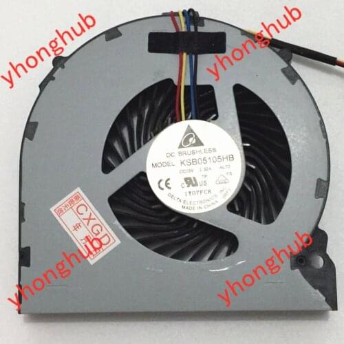 Delta Electronics KSB05105HB AL70 DC 5V 0.32A SVE171A11M SVE171B11M SVE171C11M SVE171 Laptop Cooling Fan