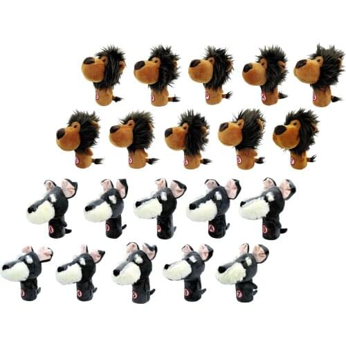 Plush Golf Iron Headcover Wedges Club Head Cover Number Applique 3-9,P,S,A