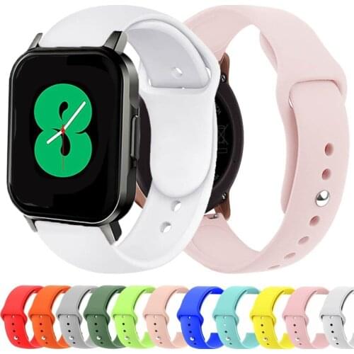 18MM 20MM 22MM Silicone Straps For TicWatch E Tic Watch 2 C2 Correa Strap For Ticwatch Pro 2020/Pro 3 GPS/E2/S2 Smart Watch Band