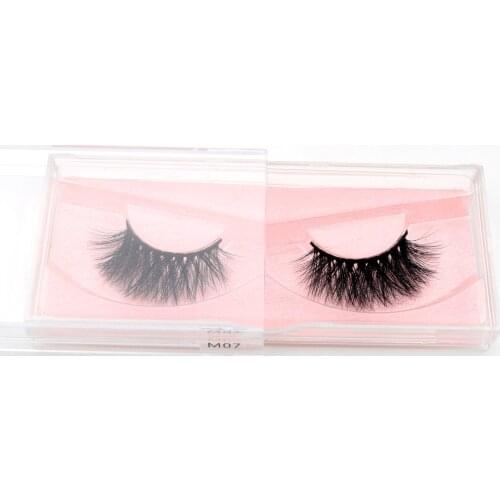 Visofree Makeup Lashes Cruelty free Mink False Eyelashes 3D Mink Lashes Thick Long Handmade Mink Eyelashes False Eyelashes M07