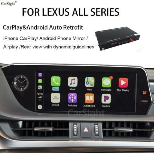 Knob) Android Auto & Apple Carplay Retrofit Kit for Lexus RX 300 NX LC UX ES LS CT GS LX Vehicles
