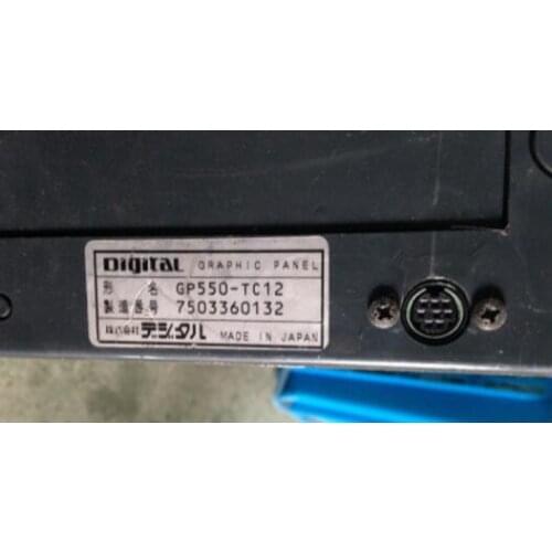 Touch screen GP550-TC12 , 90% appearance new ; 3 months warranty ; in stock, please inquiry before ordering