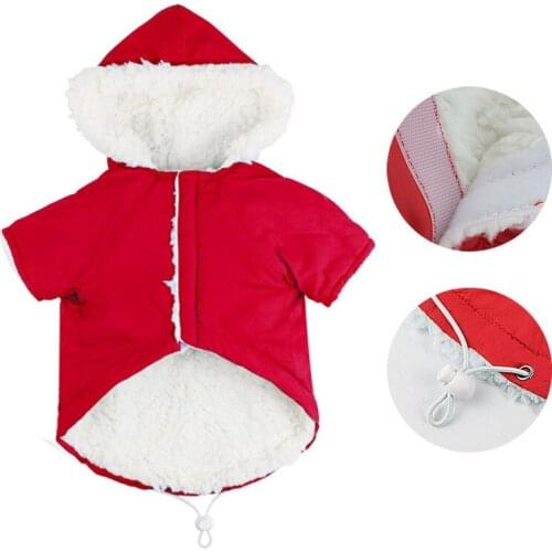 Pet Hoodies Winter Dog Clothes For Small Dogs Jacket Warm Chihuahua French Bulldog York Pomeranian Coat Dog Clothing Costume