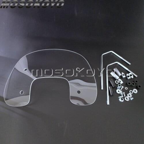 Flyscreen Motorcycle Windscreen Wind Deflectors Scooter Air Screen for vespa S125