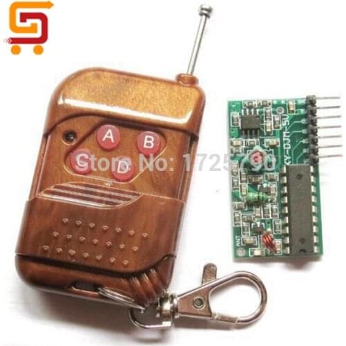 High Quality 4 Channel RF Wireless Remote Control Module Controler Kit 315mhz For Arduino Door Smart Home