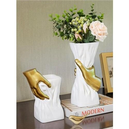 WSHYUFEI Vase Flower arrangement Flower vases Room decor Decoration salon Living room decoration Home Decorations Flower pot