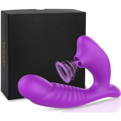 Sucking Vibrator Dildo for Women Wearable Vagina Clitoris Female Vibrator Adult Sex toys for Couples Bowjob Masturbation Massage