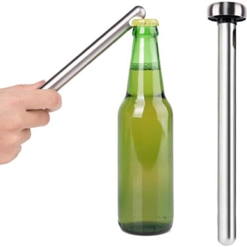 1Pcs 304 Stainless Portable Beer Wine Beverage Chiller Stick Cooler Kitchen Tool Durable Beverage Cooler Beer Kitchen Tools