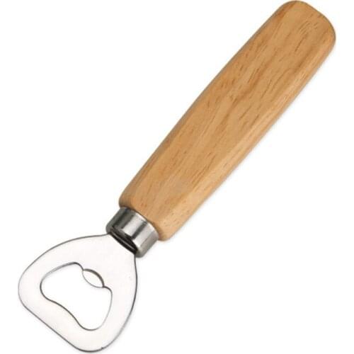 18/36PCS Wooden Handle Handheld Bartender Bottle Opener Wine Beer Soda Glass Cap Opener Remover Kitchen Bar Tools Kitchenware