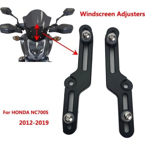 2018 NC700S Motorcycle Accessories Windscreen Adjusters Airflow Adjustable Windscreen Wind For HONDA NC 700S NC700 S 2012-2018