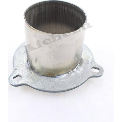 ACZ Motorcycle 51mm Exhaust Pipe Interface Tube Stainless Steel Exhaust Intubate Interface Tube Pipe Modified Interface