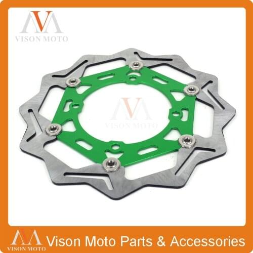 CNC 270MM Front Wavy Brake Disc Rotor For KAWASAKI KX125 KX250 06-08 KX250F KXF250 06-15 KX450F KXF450 06-2016 KLX450R 2007-2015