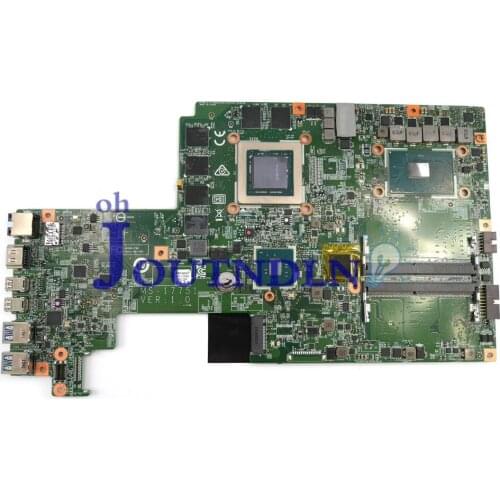 JOUTNDLN FOR MSI GS70 6QE-042US Laptop Motherboard MS-17751 MS-1775 W/ i7-6700HQ 2.6GHz CPU GTX970M GPU