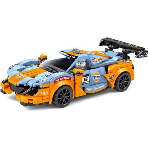 Creator Racing The Sun God Pull Back Car Speed Champions Building Blocks Supercar Racer Educational Bricks MOC Toys Kids Gift
