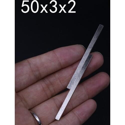 2/5/10/20/50Pcs 50x3x2 Neodymium Magnet 50mm x 3mm x 2mm N35 NdFeB Block Super Powerful Strong Permanent Magnetic imanes