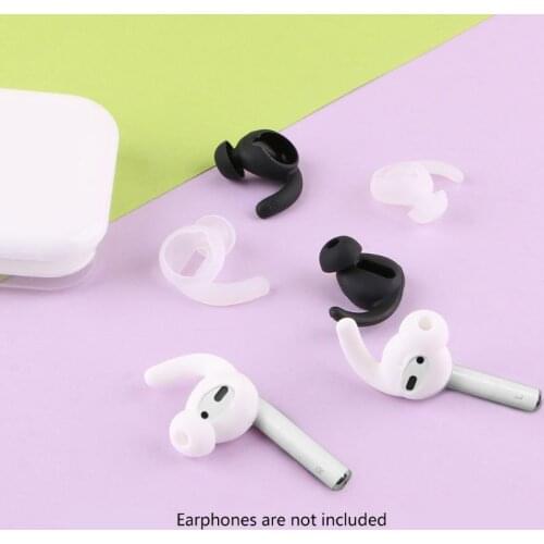 2021 New 1Pair Silicone Earphone Case Cover Earbuds Eartip Ear Hook Cap for App-le