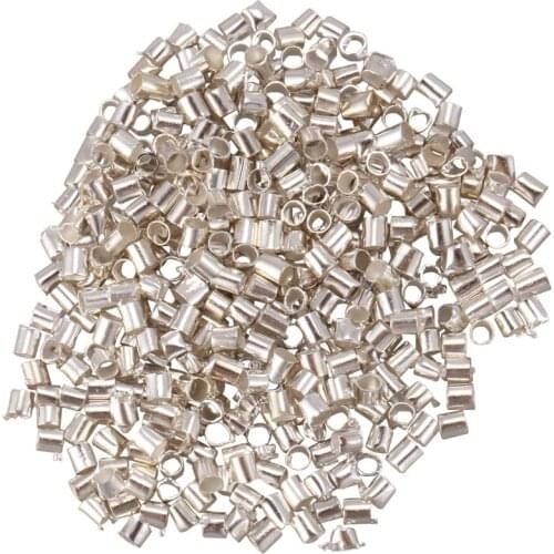 Wholesale 500Pcs Tube Crimp End Beads
